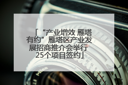 “产业增效 雁塔有约”雁塔区产业发展招商推介会举行 25个项目签约