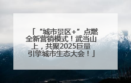 “城市景区+”点燃全新营销模式！武当山上，共聚2025巨量引擎城市生态大会！