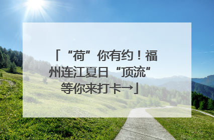 “荷”你有约！福州连江夏日“顶流”等你来打卡→