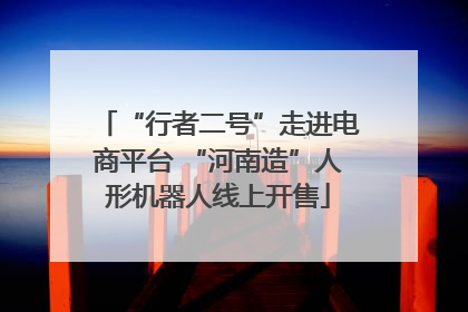 “行者二号”走进电商平台 “河南造”人形机器人线上开售