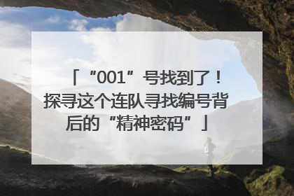 “001”号找到了！探寻这个连队寻找编号背后的“精神密码”