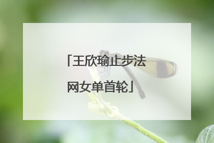 王欣瑜止步法网女单首轮