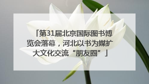 第31届北京国际图书博览会落幕，河北以书为媒扩大文化交流“朋友圈”