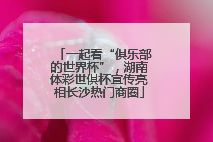 一起看“俱乐部的世界杯”，湖南体彩世俱杯宣传亮相长沙热门商圈