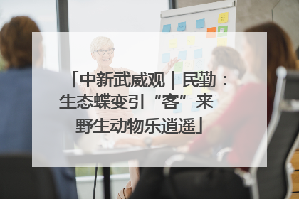 中新武威观｜民勤：生态蝶变引“客”来 野生动物乐逍遥