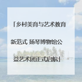 乡村美育与艺术教育新范式 扬琴博物馆公益艺术团正式启航