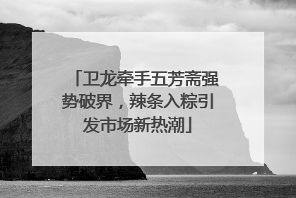 卫龙牵手五芳斋强势破界，辣条入粽引发市场新热潮