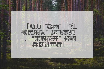 助力“馨雨”“红歌民乐队”起飞梦想，“茉莉花开”轻骑兵挺进黄桥