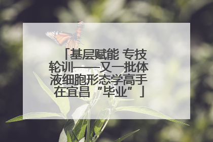 基层赋能 专技轮训——又一批体液细胞形态学高手在宜昌“毕业”
