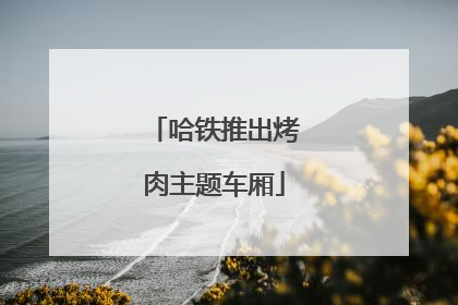 哈铁推出烤肉主题车厢