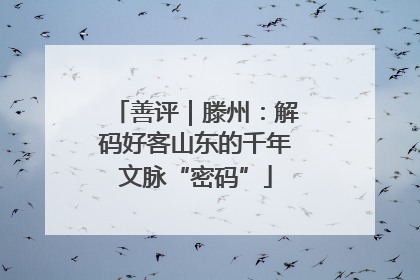 善评｜滕州：解码好客山东的千年文脉“密码”