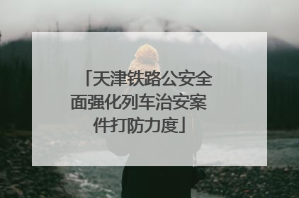 天津铁路公安全面强化列车治安案件打防力度