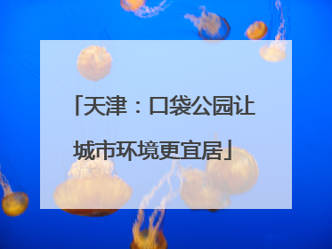 天津：口袋公园让城市环境更宜居