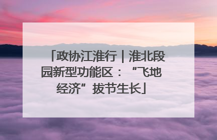 政协江淮行｜淮北段园新型功能区：“飞地经济”拔节生长