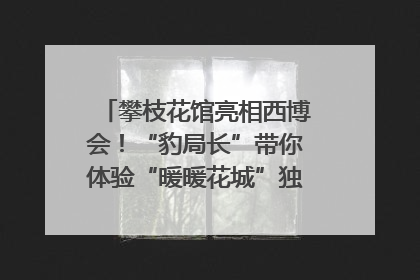 攀枝花馆亮相西博会！“豹局长”带你体验“暖暖花城”独特魅力｜西博视界