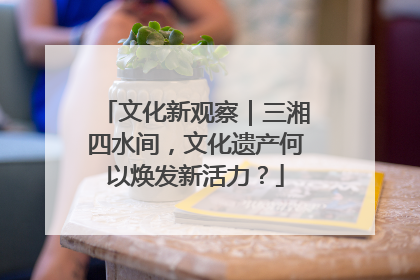 文化新观察｜三湘四水间，文化遗产何以焕发新活力？