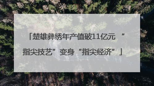 楚雄彝绣年产值破11亿元 “指尖技艺”变身“指尖经济”