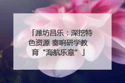 潍坊昌乐：深挖特色资源 奏响研学教育“海航乐章”