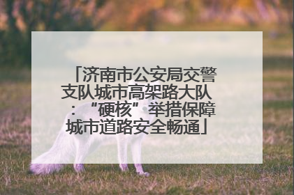 济南市公安局交警支队城市高架路大队：“硬核”举措保障城市道路安全畅通