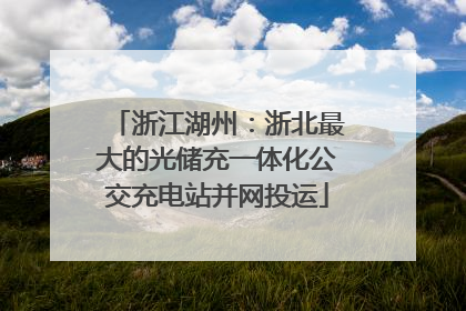 浙江湖州：浙北最大的光储充一体化公交充电站并网投运
