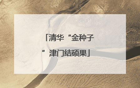 清华“金种子”津门结硕果