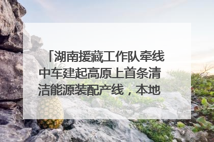 湖南援藏工作队牵线中车建起高原上首条清洁能源装配产线，本地大学生成车间检验员