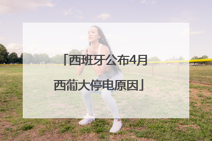 西班牙公布4月西葡大停电原因