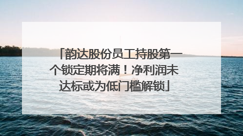 韵达股份员工持股第一个锁定期将满！净利润未达标或为低门槛解锁