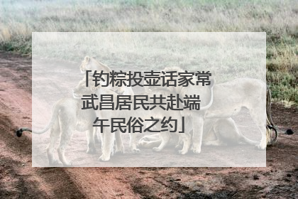 钓粽投壶话家常 武昌居民共赴端午民俗之约
