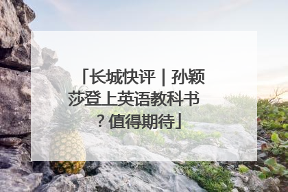 长城快评｜孙颖莎登上英语教科书？值得期待