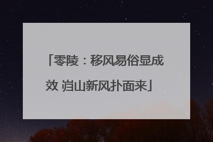 零陵：移风易俗显成效 岿山新风扑面来