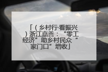 （乡村行·看振兴）浙江嘉善：“零工经济”助乡村民众“家门口”增收