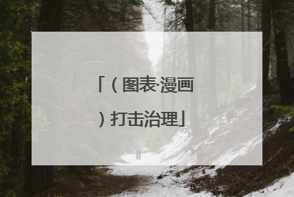 （图表·漫画）打击治理