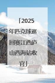 2025年匹克球巡回赛江西庐山西海站收官