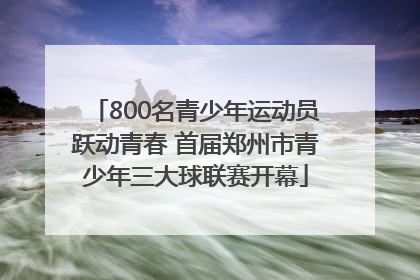 800名青少年运动员跃动青春 首届郑州市青少年三大球联赛开幕